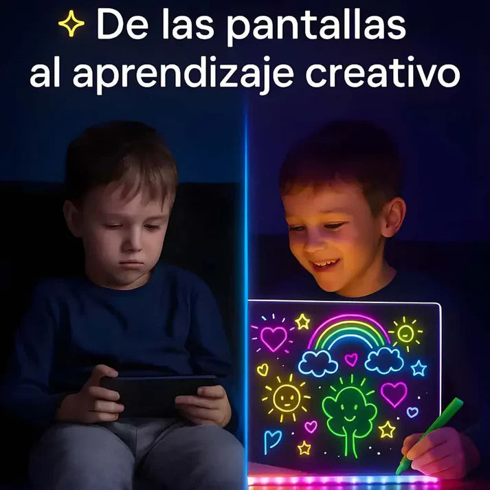 🎨 El Tablero LED Educativo que encanta a los niños.