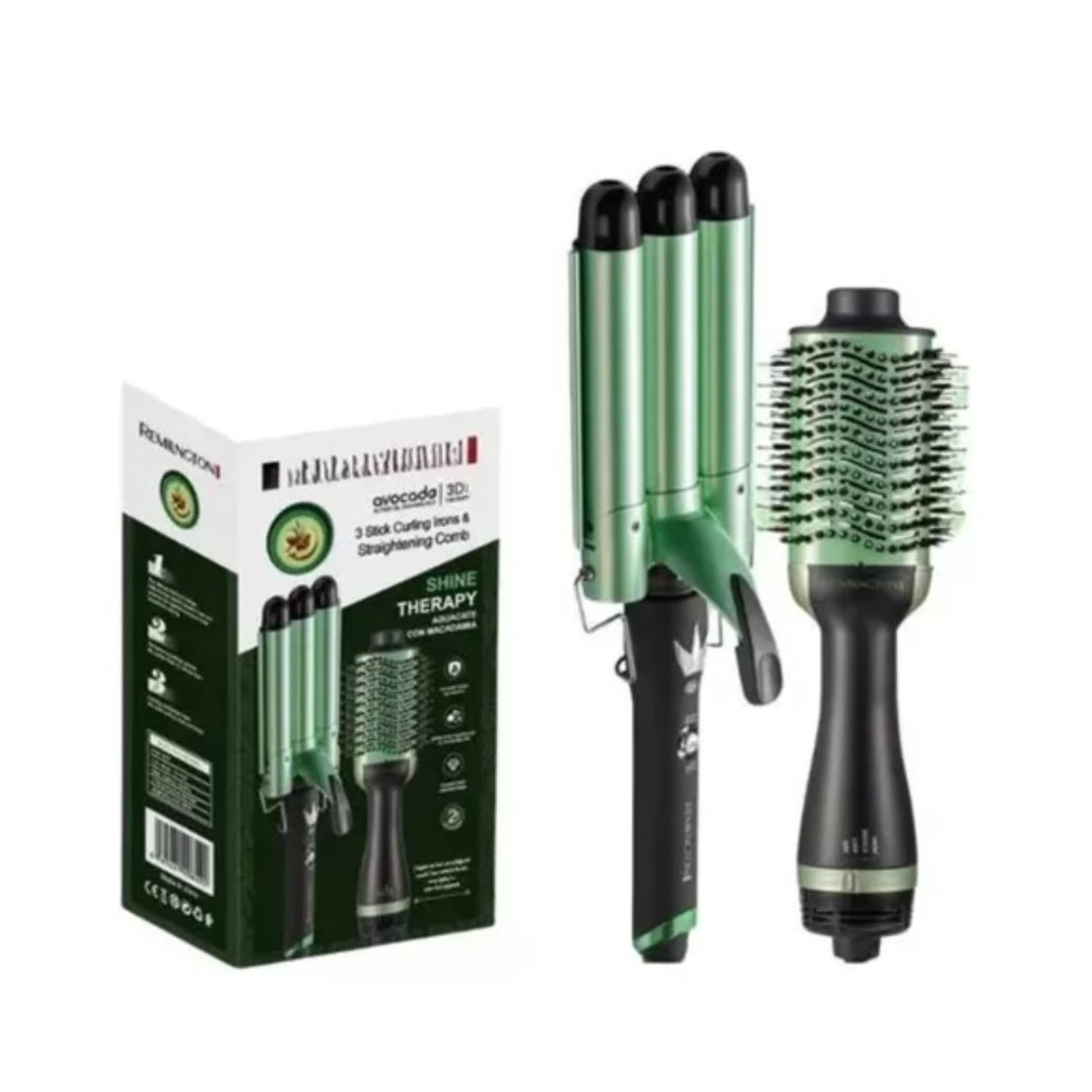 Combo Set Cepillo Secador + Pinza Sirena