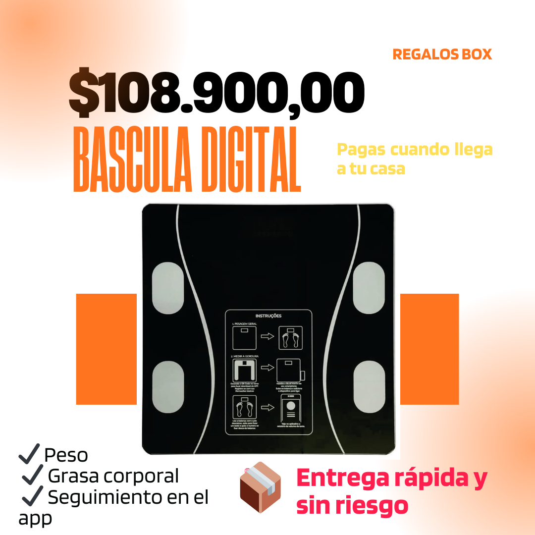 Báscula Digital Bluetooth – Mide más que peso