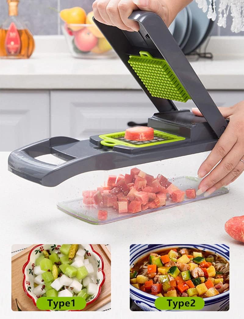 CORTADOR DE FRUTAS Y VERDURAS 14 PIEZAS