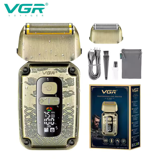 Maquina Afeitadora Barba Shaver Vgr 337